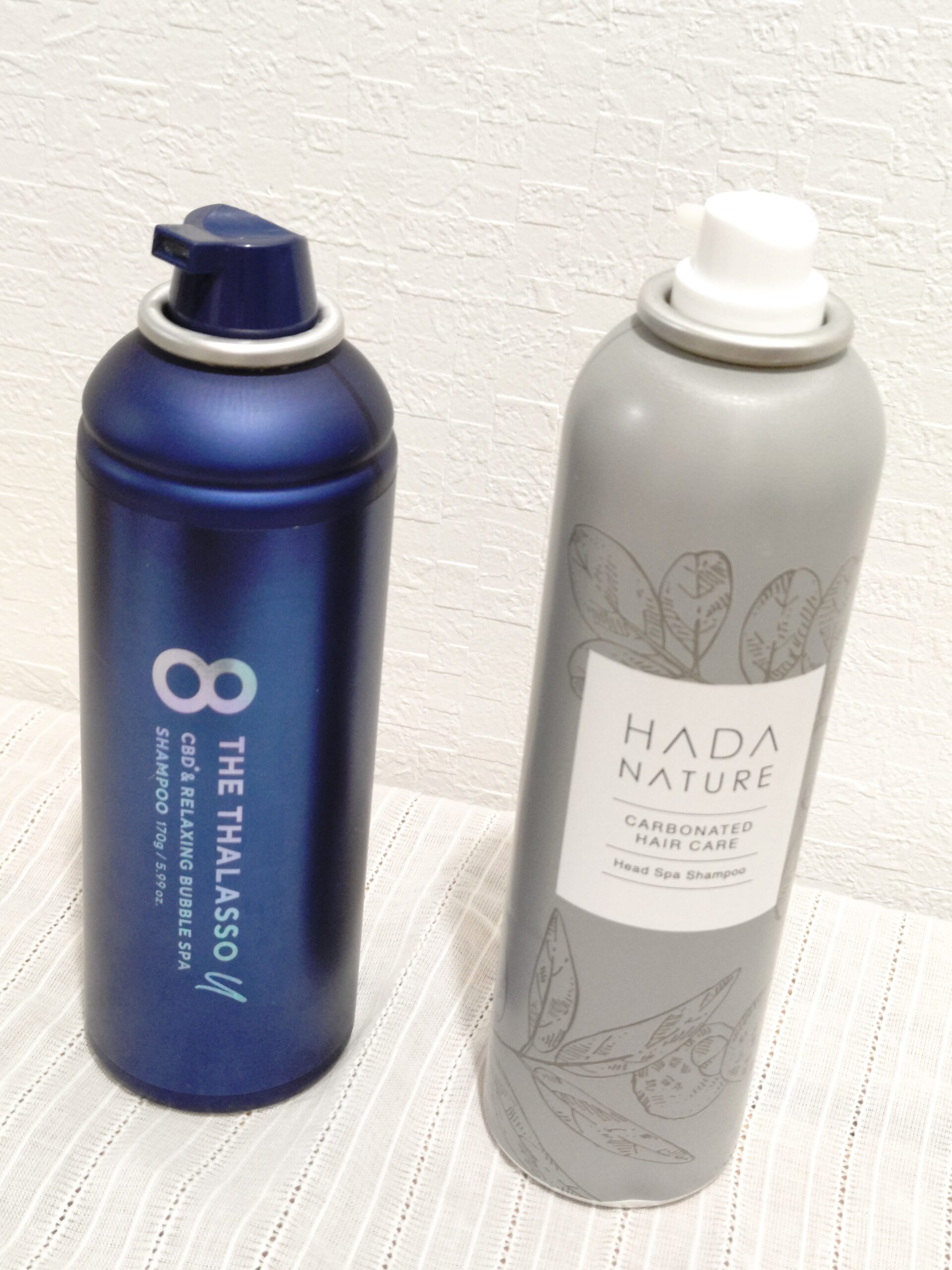 炭酸シャンプーの泡の様子